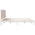 vidaXL Extra dlhá posteľ bez matraca biela 180x220 cm masívne drevo