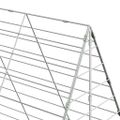 vidaXL Klietka pre sliepky 2 ks Strieborná 600 x 100 x 210 cm