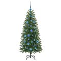 vidaXL Umelý vianočný stromček Zelená 150 cm PE a PVC