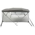 vidaXL Strieška Bimini so 4 oblúkmi a stenami 243x(200-213)x137 cm