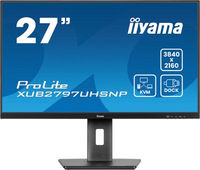 iiyama ProLite/XUB2797UHSNP-B1/27''/IPS/4K UHD/60Hz/4ms/Čierna/5R