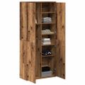vidaXL Vysoká skriňa 80 x 35 x 180 cm Kompozitné drevo Staré drevo