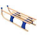 vidaXL Skladacie sane, drevené 110 cm