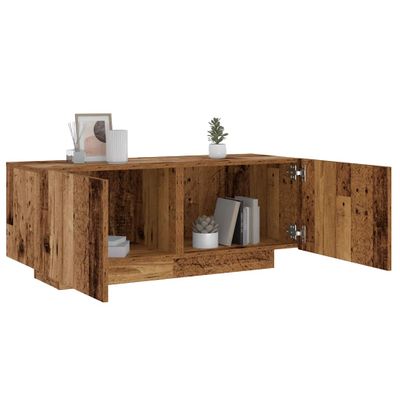 vidaXL Nočný stolík, staré drevo, 100x35x40 cm, umelé drevo
