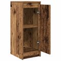 vidaXL Komoda staré drevo 29,5x34x76 cm kompozitné drevo