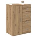 vidaXL Servírovacia skriňa Remeselný dub 59 x 39 x 80 cm
