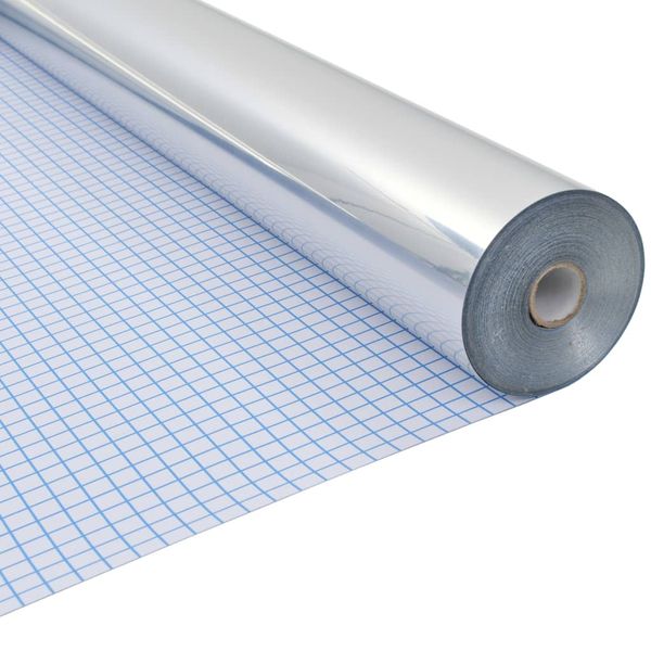 vidaXL Samolepiaca zrkadlová okenná fólia 0,9x20 m