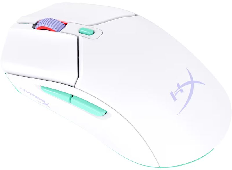 HyperX Pulsefire Haste 2 Core/Herná/Optická/12 000 DPI/USB+BT/Biela