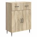 vidaXL Servírovacia skriňa Dub sonoma 66 x 34,5 x 89,5 cm