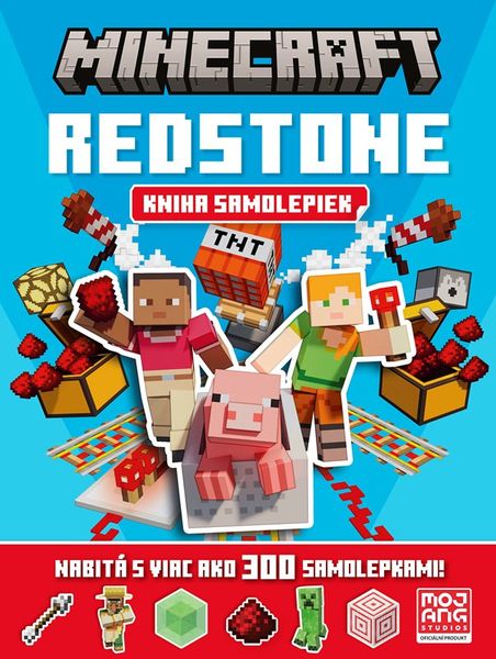 Minecraft Redstone Kniha samolepiek