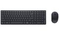 DELL KM555/ Anglická/ UK/ bezdrátová tichá klávesnice + myš/ USB/ černá Set klávesnice a myši, bezdrátový, UK, anglické rozložení, Bluetooth, USB, cerný