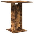 vidaXL Bistro stolík údený dub 60x60x75 cm spracované drevo