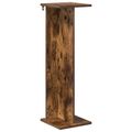 vidaXL Stojan na rastliny Dymový dub 25 x 25,5 x 80,5 cm