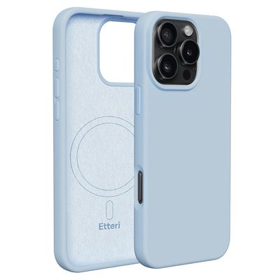 Etteri Silicone Mag puzdro pre iPhone 16 Pro Max 6,9" svetlo modrá