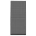 vidaXL Hinged Hmyzová sieť Antracitová a čierna 100 x 215 cm