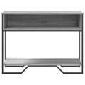 vidaXL Konzolový stolík sivý sonoma 100x35x74,5 cm kompozitné drevo