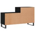 vidaXL Botník čierny 102x36x60 cm spracované drevo