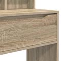 vidaXL Toaletné stolíky do spálne Sonoma dub 80 x 39,6 x 135 cm