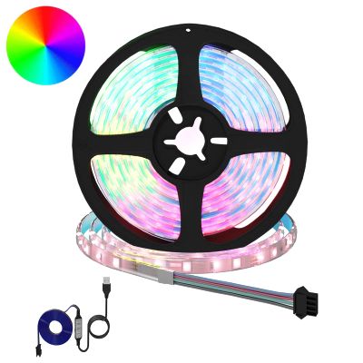 vidaXL LED pás 2 pcs Čierna a priehľadná 210 x 0,8 x 0,3 cm