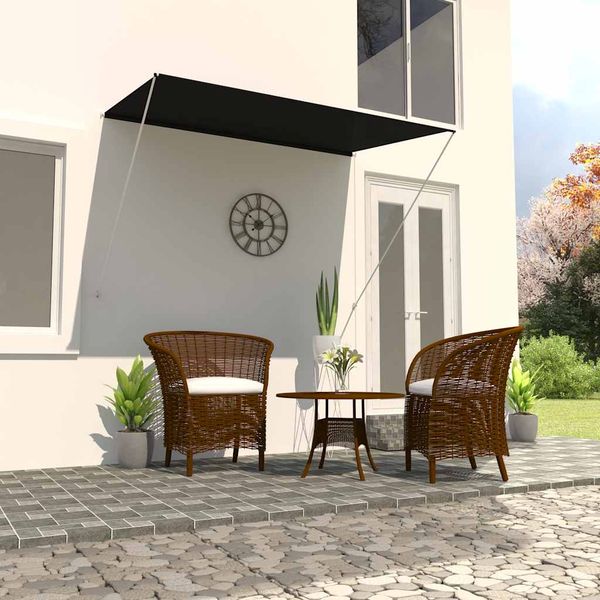 vidaXL Zaťahovacia markíza 200x150 cm antracitová
