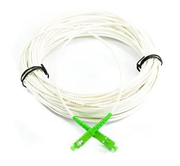 SC/APC - SC/APC simplex 9/125 SM 5m arm.biely 3mm B3 LSZH