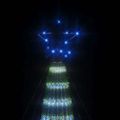 vidaXL LED vianočný stromček 275 LED modré 180 cm