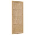 vidaXL Vnútorné dvere 86 x 211 cm Preglejka Prírodná