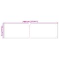 vidaXL PVC ochranná páska na ochranu súkromia 70x0,19 m biela
