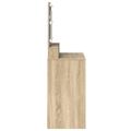 vidaXL Toaletný stolík Sonoma dub 75,5 x 41 x 135 cm Kompozitné drevo