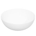 vidaXL Umývadlo biele 36x15 cm keramické okrúhle