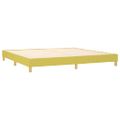 vidaXL Boxspring posteľ s matracom zelená 200x200 cm látka