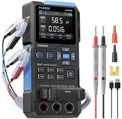 LCR merač a tester komponentov FNIRSI LC1020E.