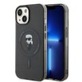 Obal Karl Lagerfeld pre iPhone 15 6,1" KLHMP15SHFCKNOK čierny hardcase IML Ikonik MagSafe