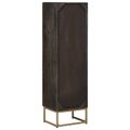 vidaXL Highboard Mosadzná 35 x 30 x 120 cm