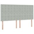 vidaXL Postel s úložným prostorem a matrací Svetlosivá 180 x 200 cm