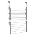 vidaXL Stojan na sušenie na balkón 54x25x42 cm hliník