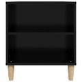 vidaXL TV skrinka čierna 102x44,5x50 cm spracované drevo