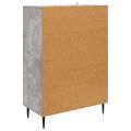vidaXL Servírovacia skriňa so zásuvkou Betónovo sivá 66 x 34,5 x 95 cm