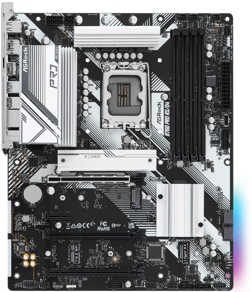 OPRAVENÉ - ASRock B760 PRO RS/D4 / Intel B760 / LGA1700 / 4x DDR4 / 3x M.2 / HDMI / DP / USB-C / ATX Základní deska, Intel B760, LGA1700, 4× DDR4 DIMM (max. 128GB), 3× M.2, HDMI, DisplayPort, USB-C, ATX - OPRAVENÉ