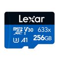Pamäťová karta Lexar High-Performance 633x microSDXC 256 GB + adaptér SD