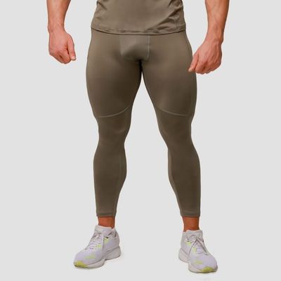 Bežecké legíny Pulse Vetiver - GymBeam, veľkosť M, veľkosť oblečenia M