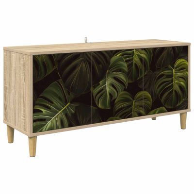vidaXL TV skrinka ELBURG 102 x 33 x 50 cm Sonoma Kompozitné drevo