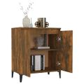 vidaXL Komoda údený dub 60x35x70 cm spracované drevo