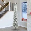 vidaXL Umelý vianočný stromček Zelená 270 cm PVC, oceľ a plast