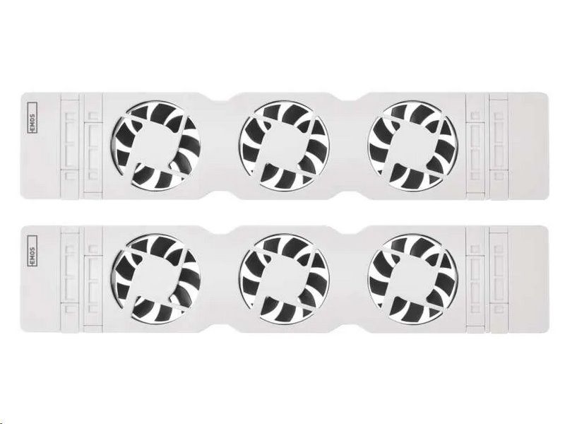 Ventilátor EMOS P56PR2 pod radiátor DUO, biely