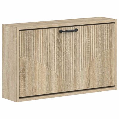 vidaXL Nástenný botník HOORN 71 x 17 x 43 cm Kompozitné drevo