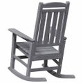 vidaXL Záhradná hojdacia stolička Svetlosivá 92 x 70 x 108cm HDPE