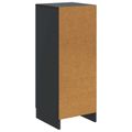 vidaXL Servírovacia skriňa Čierna 33 x 34,5 x 87 cm Kompozitné drevo