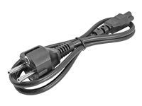 Nabíjací kábel k notebooku - Elektrický kábel - IEC 60320 C5 do power CEE 7/7 (M) - AC 250 V - 1 m - lisovaný - čierna