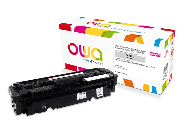 OWA Armor toner kompatibilný HP CF413X, 5000st, červená/magenta